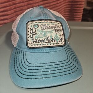 Wranglers teal ladies hat